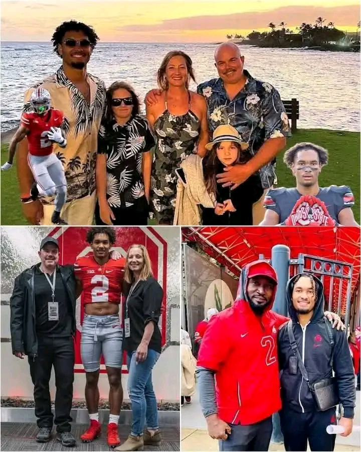 Great report : Emeka Egbuka with his Family  American football wide receiver ( Ohio State Buckeyes ) see more details